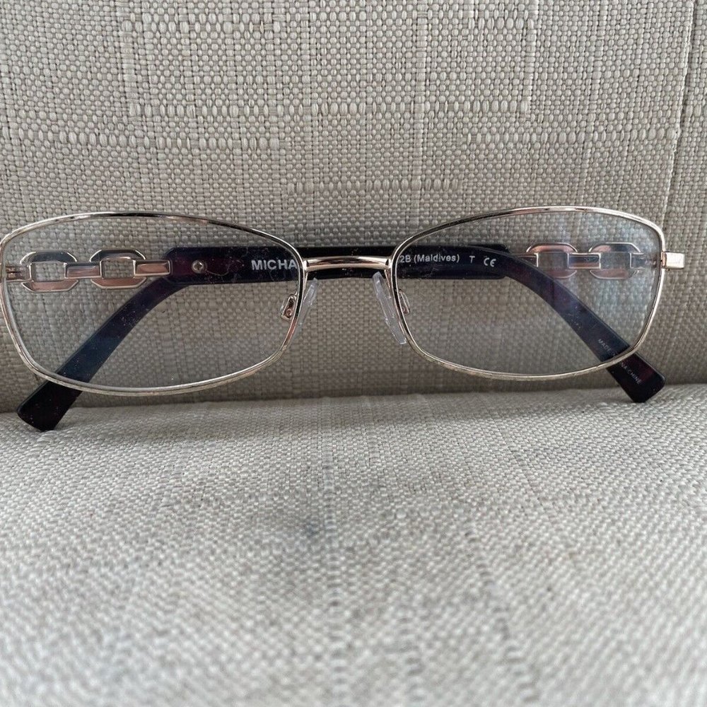 Michael Kors Wonen Eyeglasses Frame Mk30028 Maldives Gold/red Tone Glasses - Picture 3 of 12